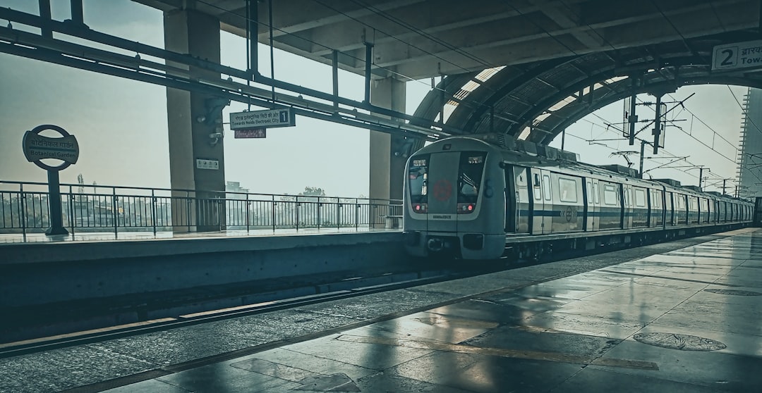 Metro train at a railway station for GMRC recruitment article
