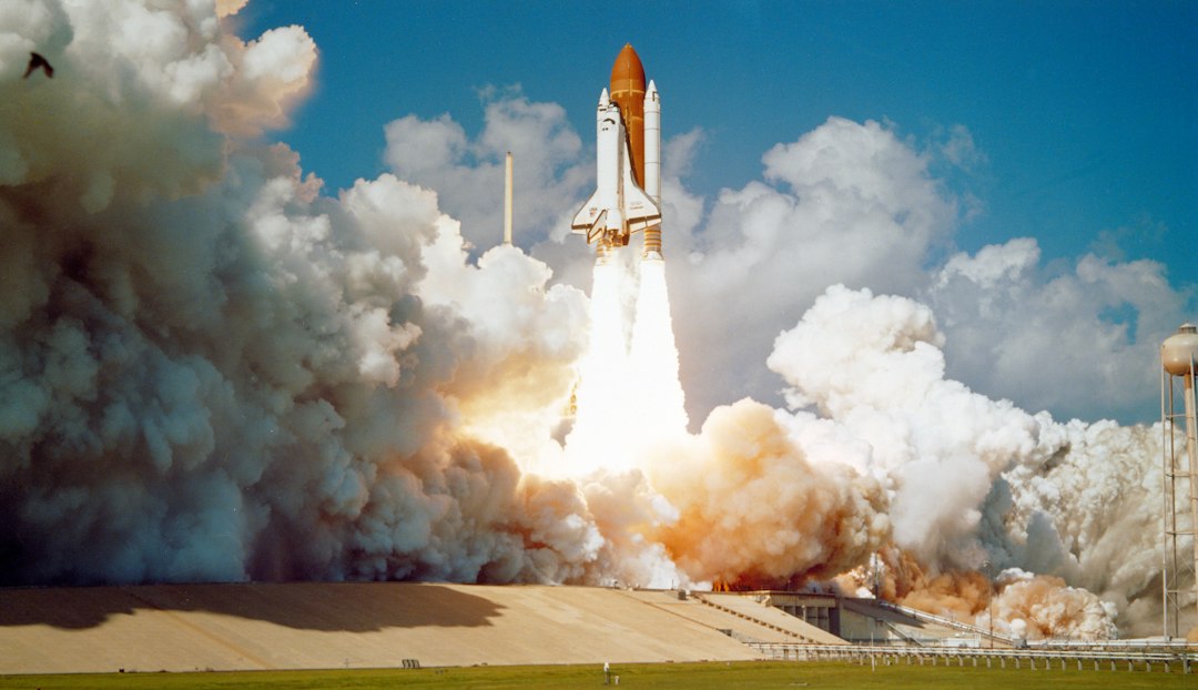 Rocket launch representing the International Astronautical Congress 2026 and global space exploration