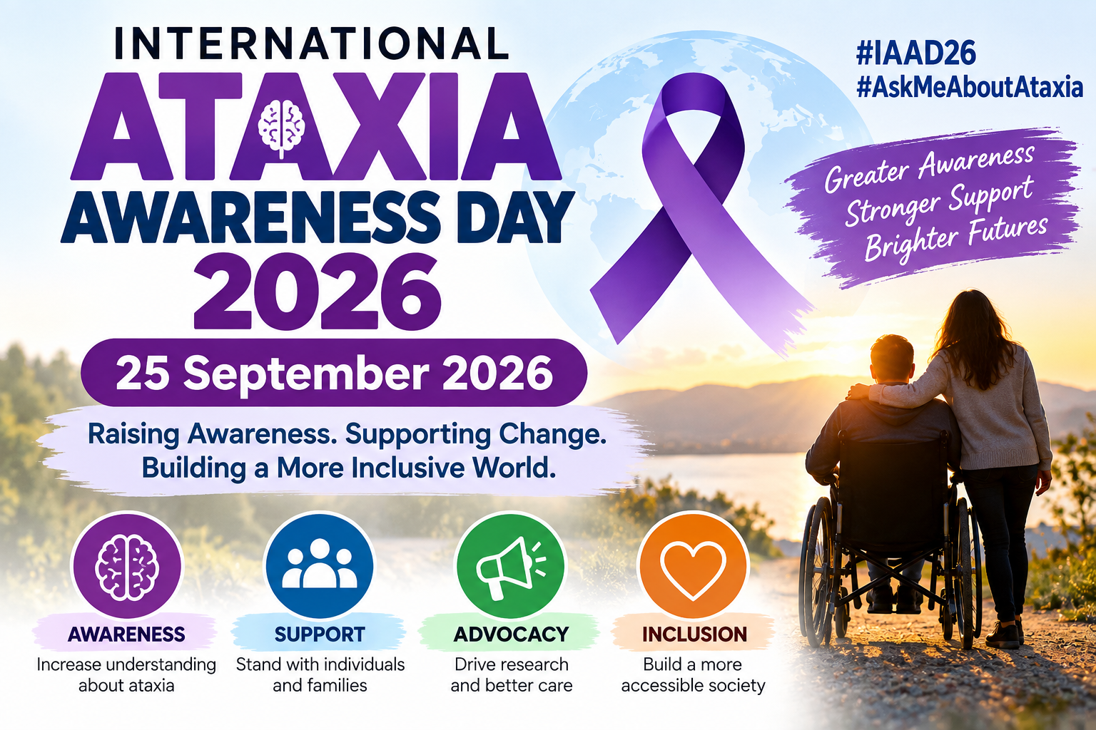 International Ataxia Awareness Day 2026 - September 25 IAAD26