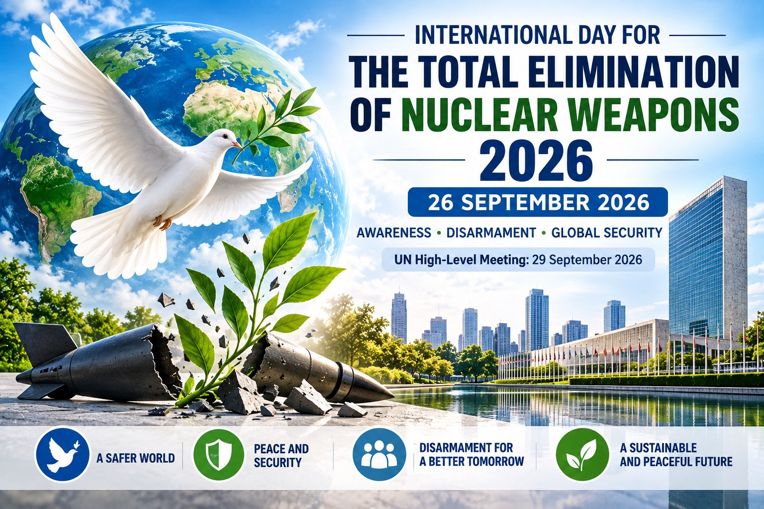 International Day for the Total Elimination of Nuclear Weapons 2026 - 26 September