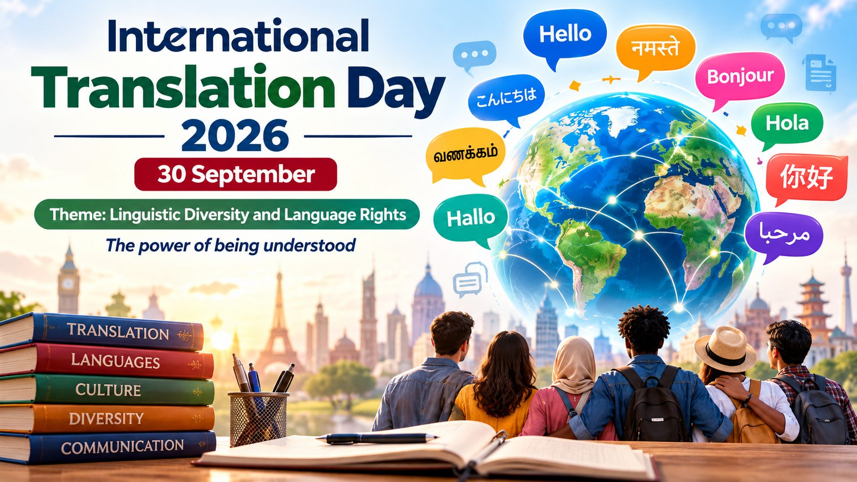 International Translation Day 2026 - 30 September - Linguistic Diversity and Language Rights