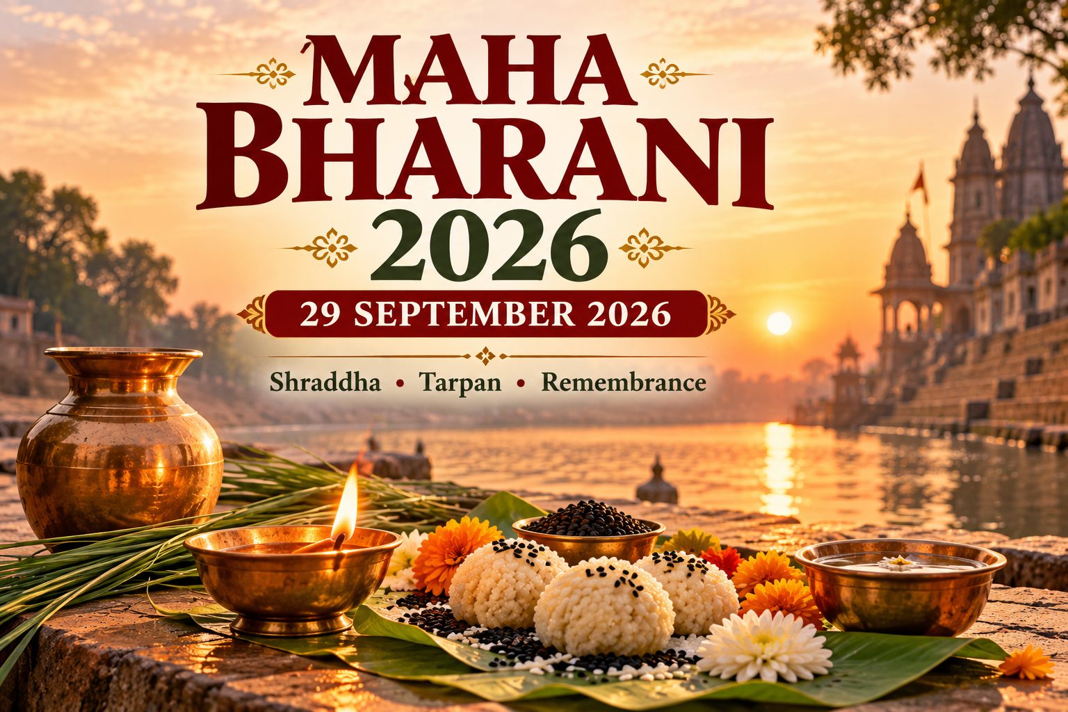 Maha Bharani 2026 29 September Shraddha Tarpan remembrance
