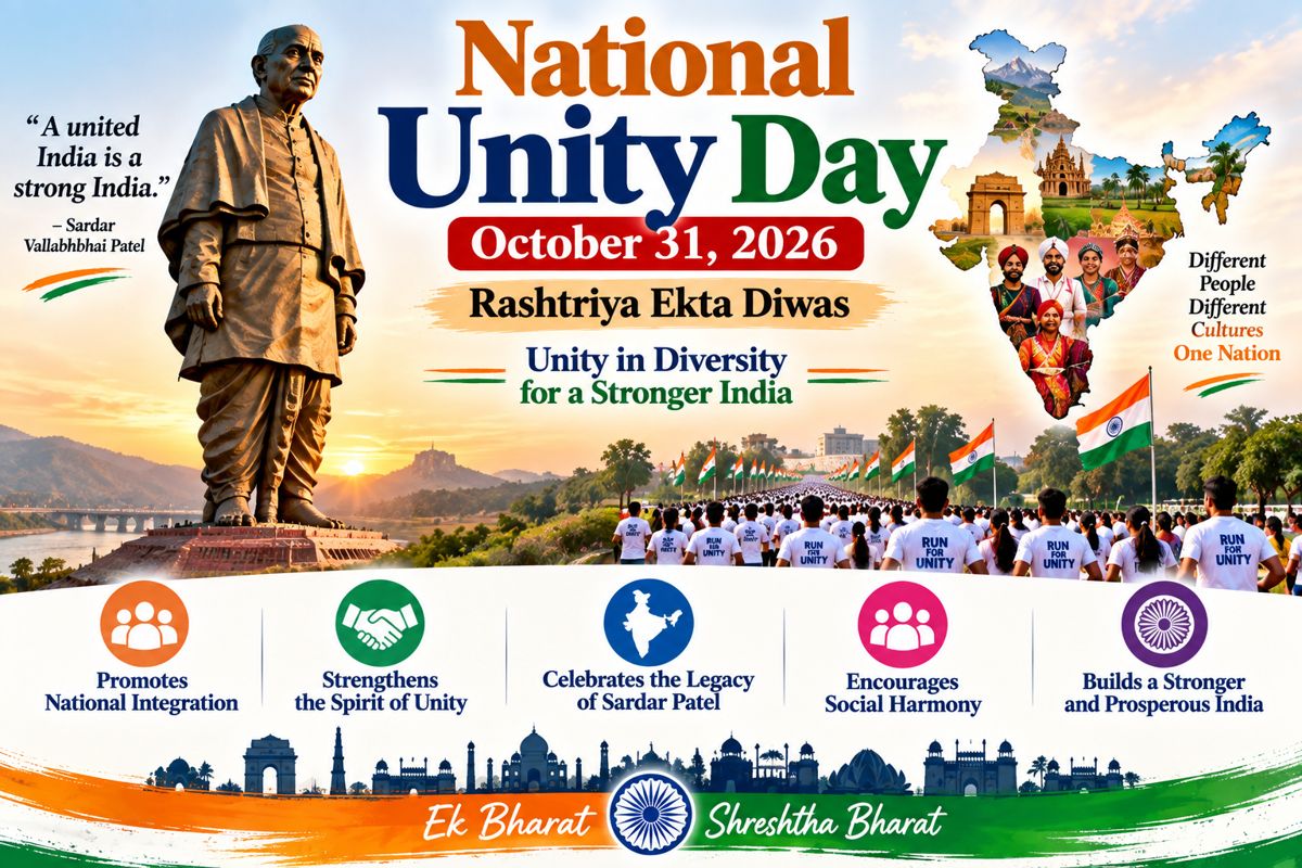 National Unity Day 2026 October 31 Rashtriya Ekta Diwas featured image