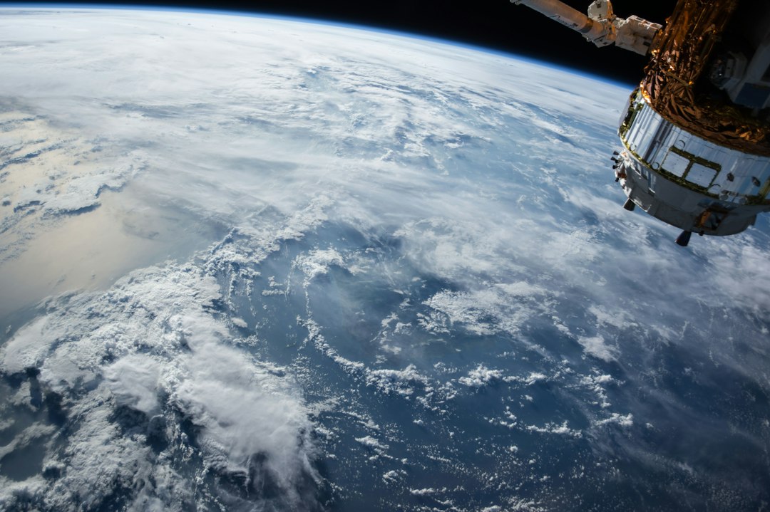 Earth viewed from space representing remote sensing recruitment