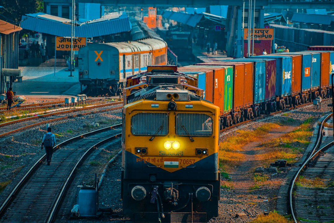 Indian railway infrastructure representing RITES recruitment