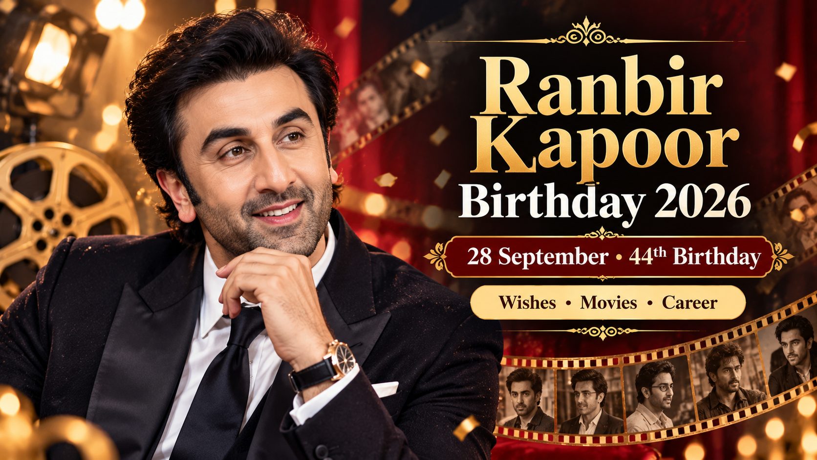 Ranbir Kapoor Birthday 2026 - 28 September - 44th birthday wishes movies and career