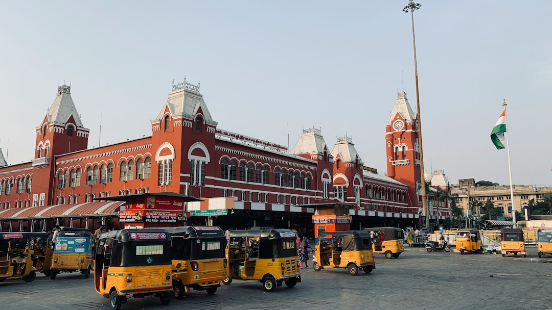 Indian railway train representing Southern Railway recruitment