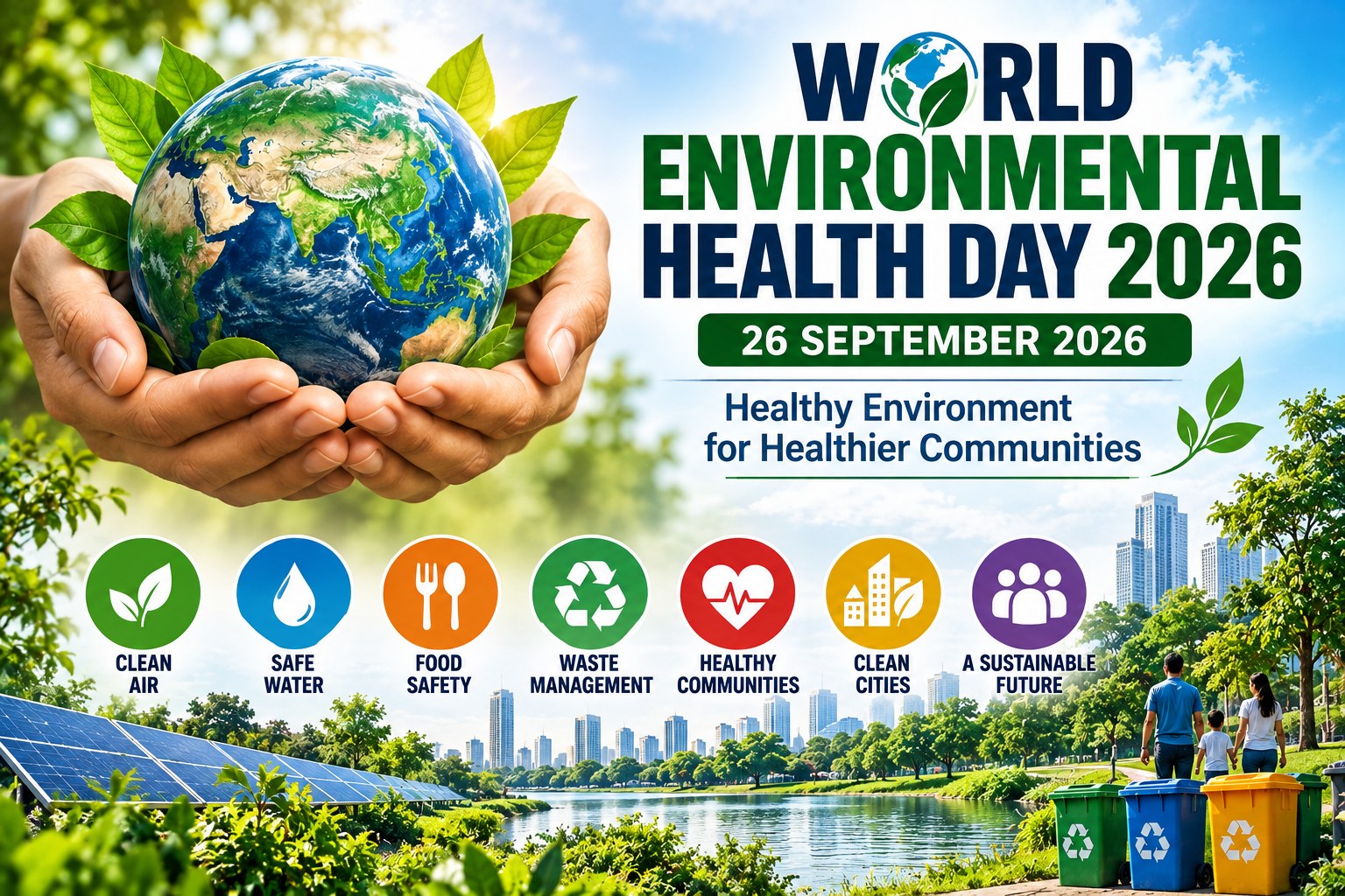 World Environmental Health Day 2026 - 26 September healthy environment for healthier communities