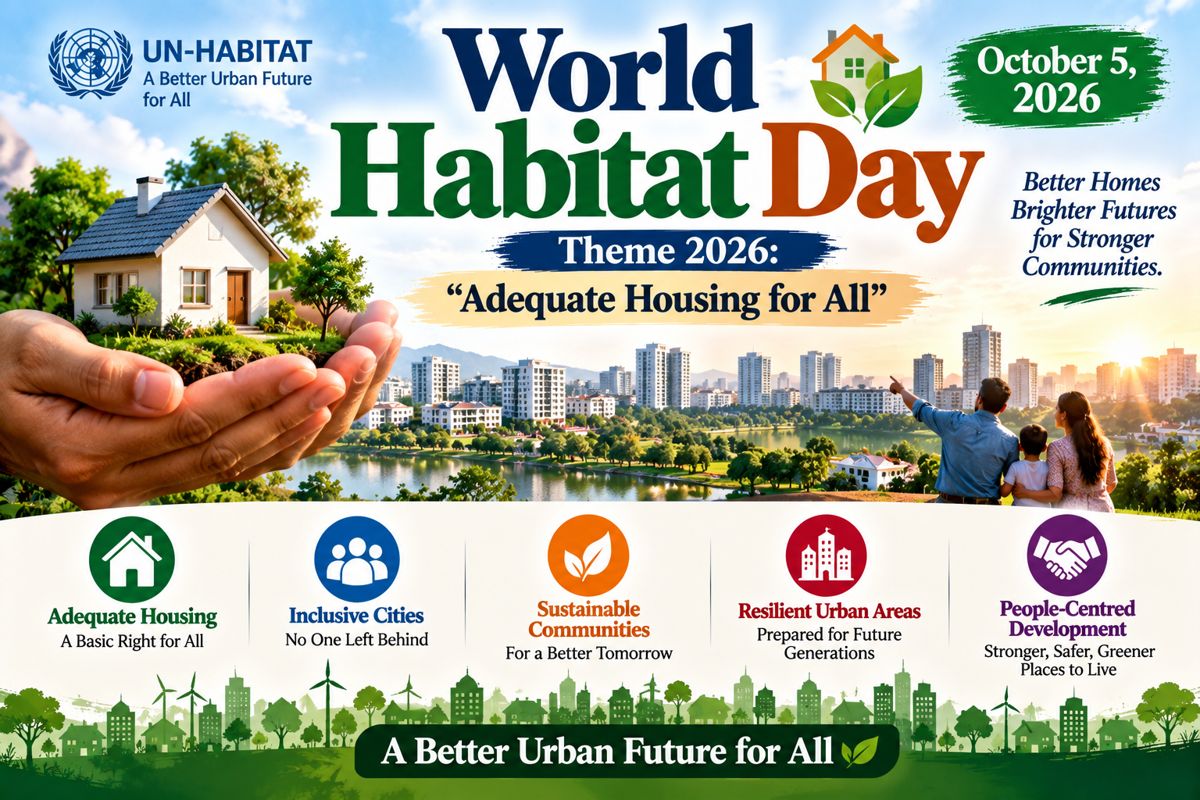 World Habitat Day 2026 October 5 Adequate Housing for All featured image