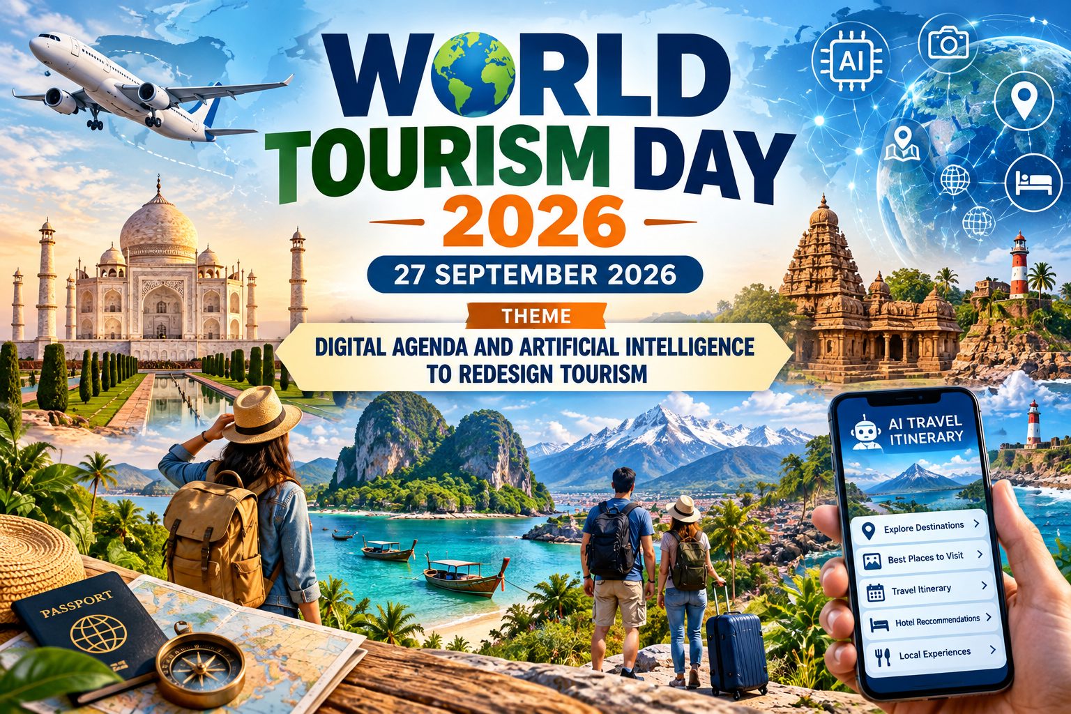 World Tourism Day 2026 September 27 theme digital agenda artificial intelligence tourism