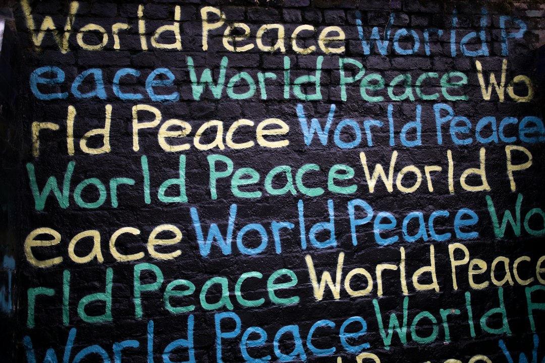 World peace message representing Disarmament Week 2026
