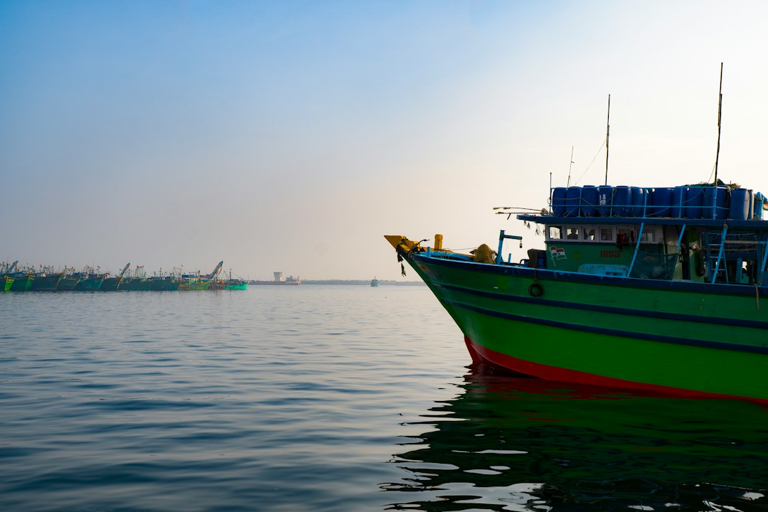 Port harbour scene representing Chennai Port Authority civil engineering recruitment