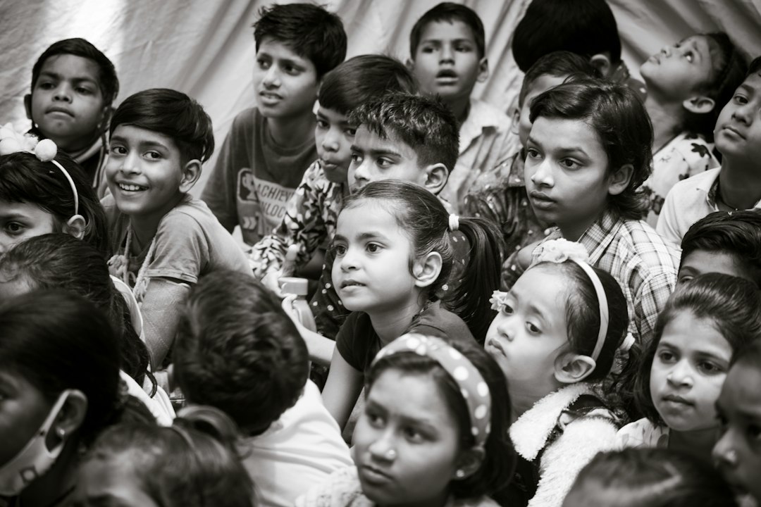 Children attending a community support event, illustrative image for Raipur POCSO Support Person recruitment