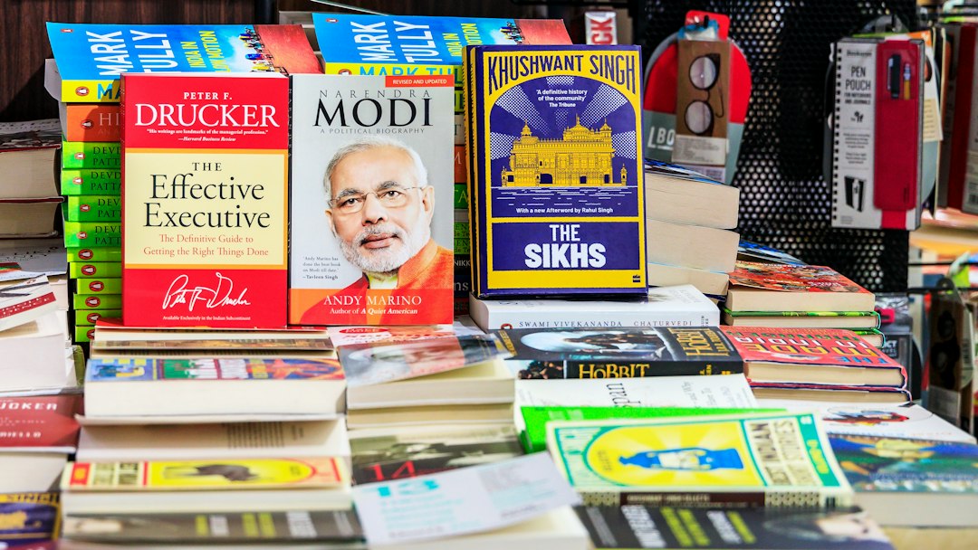 Library books representing Gujarat High Court Librarian recruitment