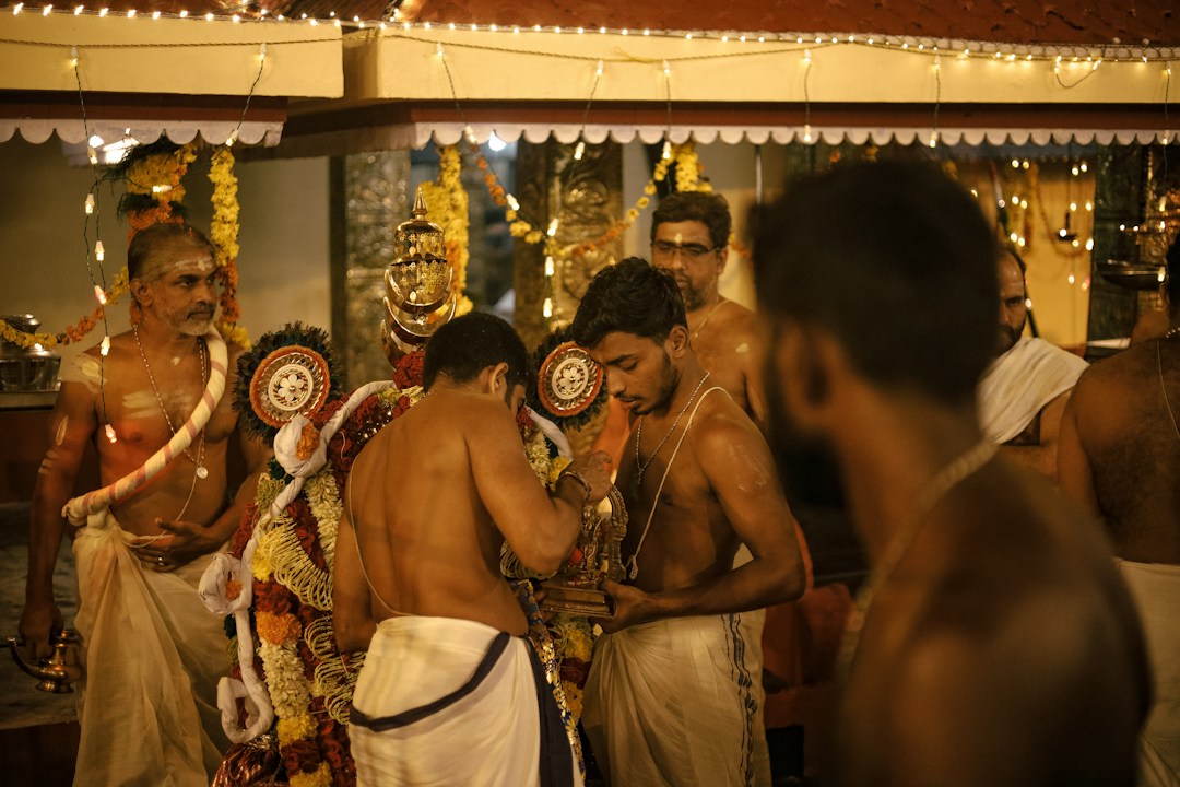 Kerala temple festival scene representing Guruvayur Ekadasi 2026