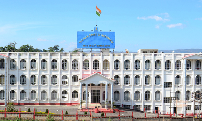 High Court of Meghalaya building in Shillong