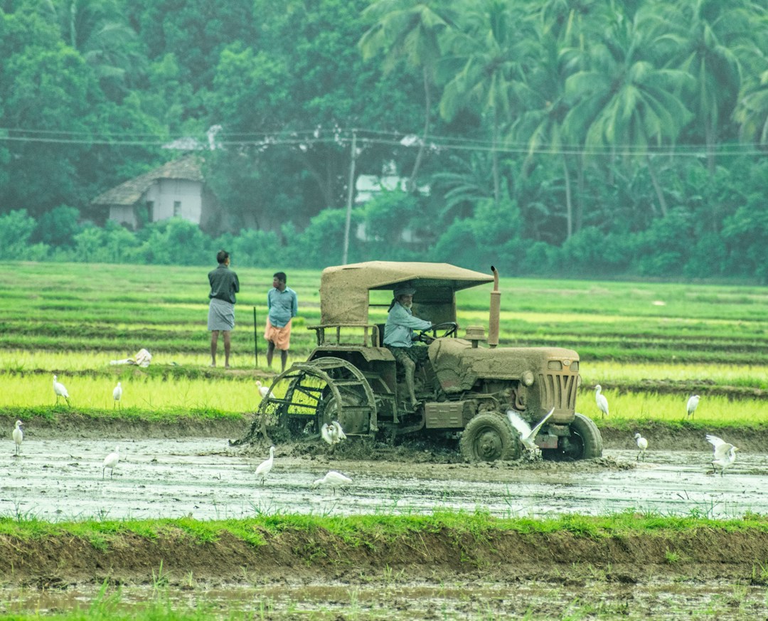 Agriculture machinery and farming technology representing Krishithon 2026