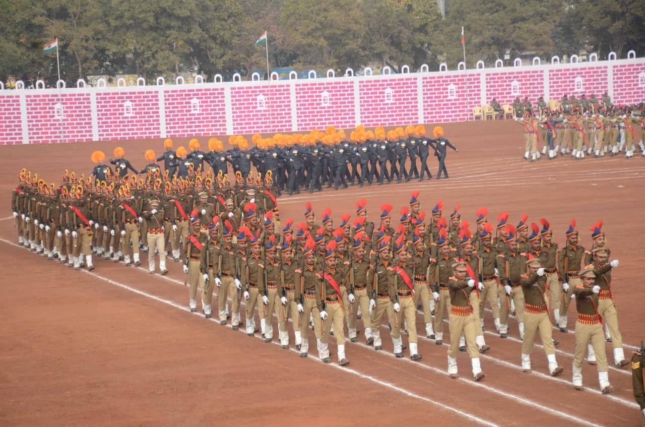 Lal Parade Ground in Bhopal during a large public event