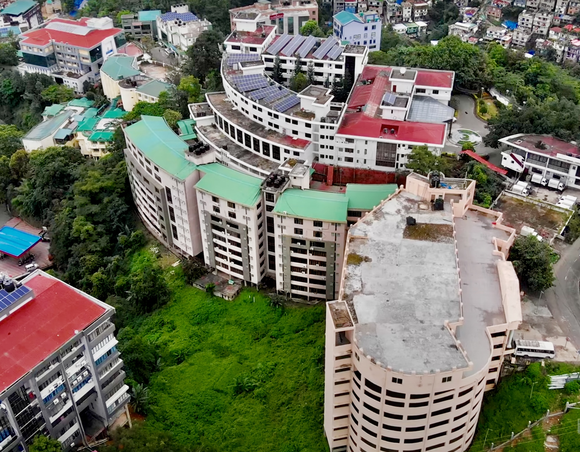 Secretariat Building in Aizawl, Mizoram