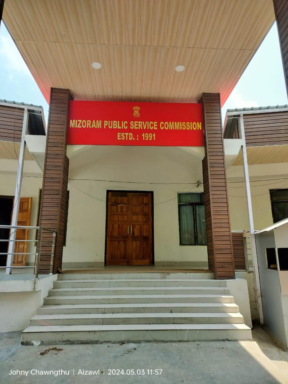 Mizoram Public Service Commission building in Aizawl