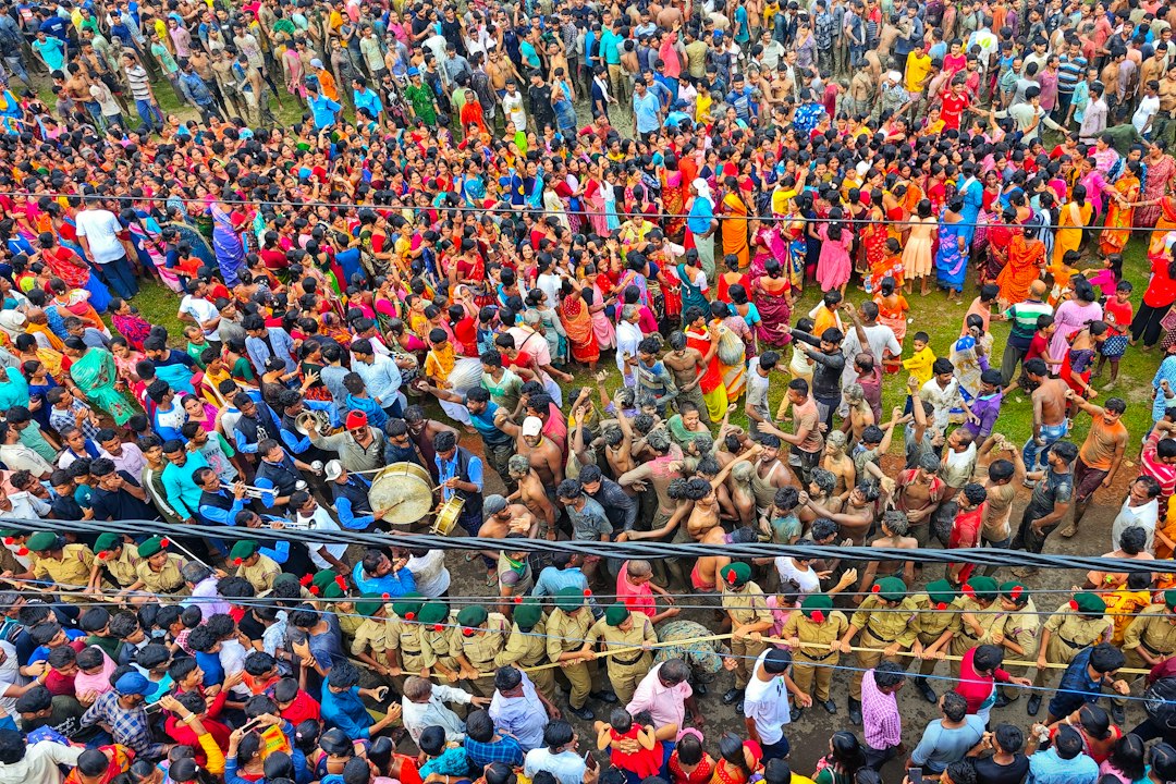Voters and public crowd representing Nandigram West Bengal by-election coverage