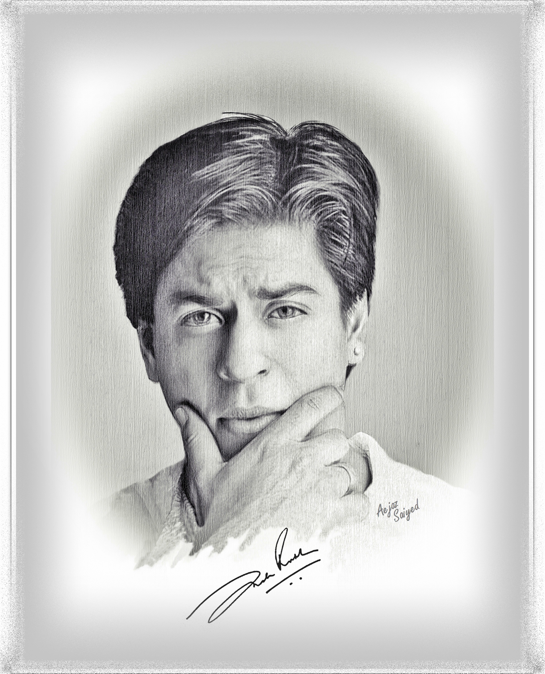 Shah Rukh Khan portrait for his 61st birthday on November 2, 2026