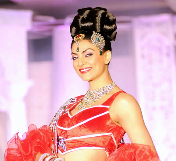Sushmita Sen at a fashion show