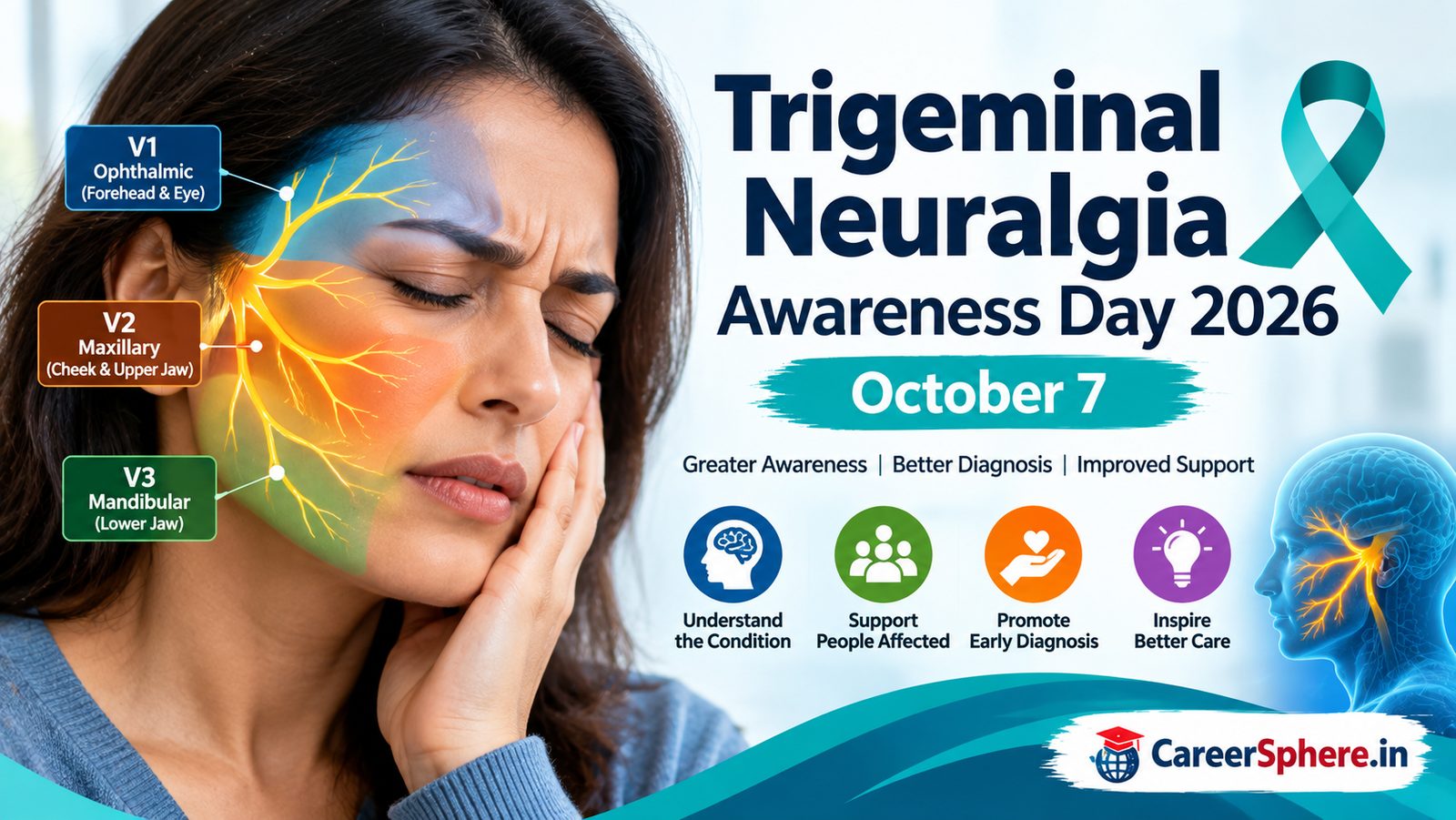 Trigeminal Neuralgia Awareness Day 2026 October 7 facial pain awareness